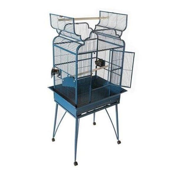 A & E Cage A&e Cages AE-B-2620W Large Victorian Dome Top Bird Cage - White AE-B-2620W